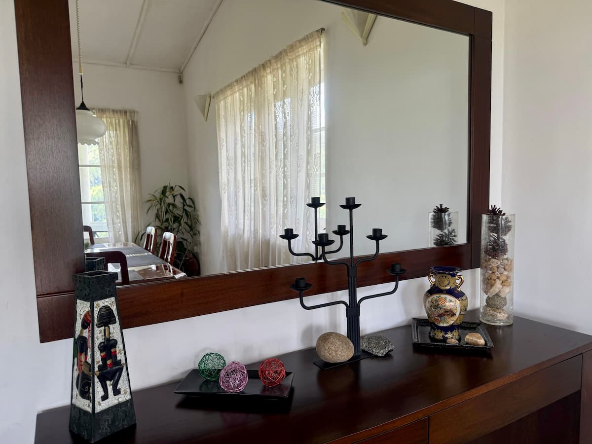 The dining room sideboard at Villa Krista, Ella